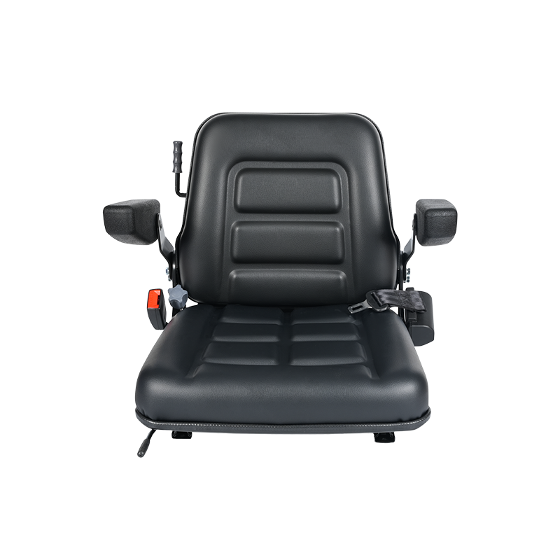Suíochán Forklift Ardaithe Fionraí Meicniúla Inchoigeartaithe Préimh BF1-3AB CE le haghaidh Ardaitheoirí Leictreacha le Coigeartú Meáchan & Armrest