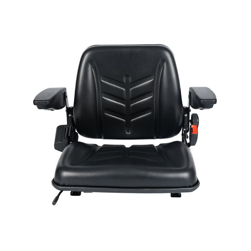 Suíochán Forklift Eacnamúil Sábháilteachta Compordach BF8-2ABCD le haghaidh forklifts dócháin inmheánaigh le crios sábhála