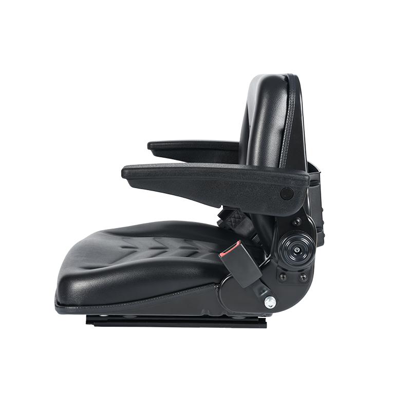 Suíochán Forklift Eacnamúil Sábháilteachta Compordach BF8-2ABCD le haghaidh forklifts dócháin inmheánaigh le crios sábhála