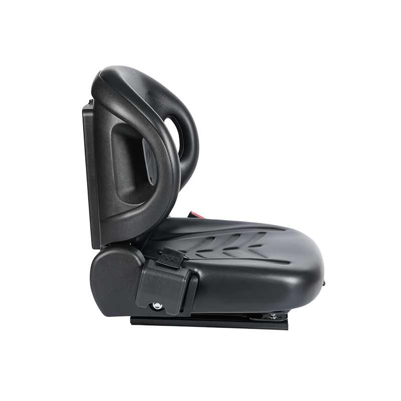 Suíochán Oibreora Cruachadóir Leictreach BF2-2 Universa - Éadach Sínte 4 Bhealach Uiscedhíonach Dubh PVC le Athraigh Braiteoir OPS & Cúltaca Inchoigeartaithe Ag luí le Hangcha, Toyota