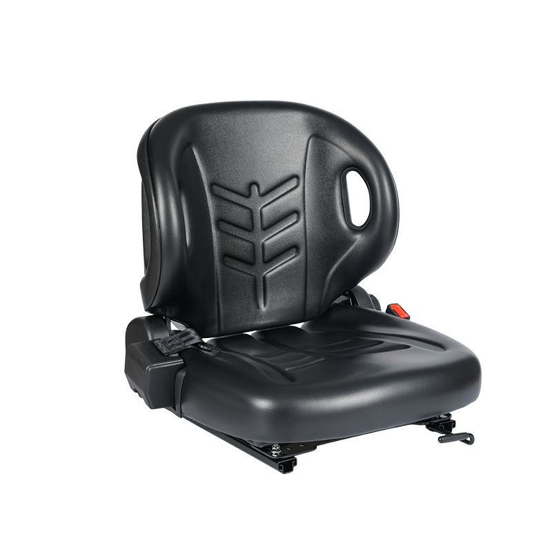 Suíochán Oibreora Cruachadóir Leictreach BF2-2 Universa - Éadach Sínte 4 Bhealach Uiscedhíonach Dubh PVC le Athraigh Braiteoir OPS & Cúltaca Inchoigeartaithe Ag luí le Hangcha, Toyota