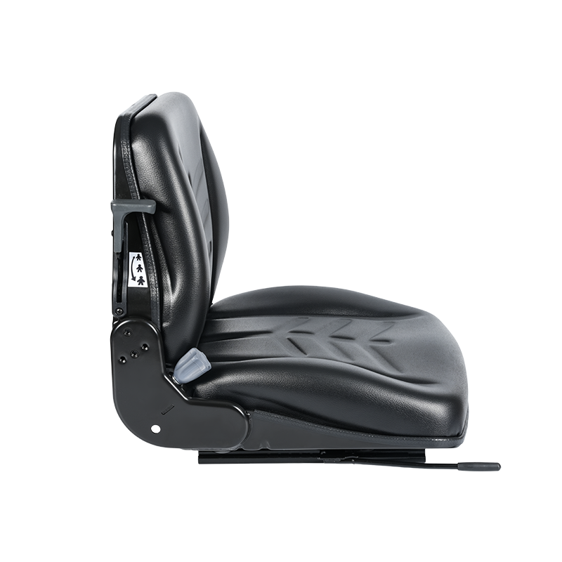 Suíochán Leathfhionraí Iontaofa BF8-4 do Tharracóirí Tarraingthe Aerfoirt le Fionraí Meicniúla & Cúltaca 15°