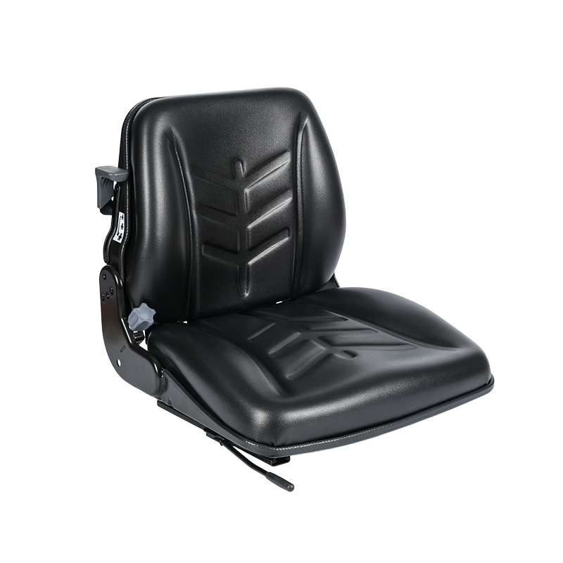 Suíochán Leathfhionraí Iontaofa BF8-4 do Tharracóirí Tarraingthe Aerfoirt le Fionraí Meicniúla & Cúltaca 15°